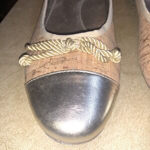 VANELI WOMENS FRANKIE NATURAL CORK/DP 11 N SHOES NEW 08436